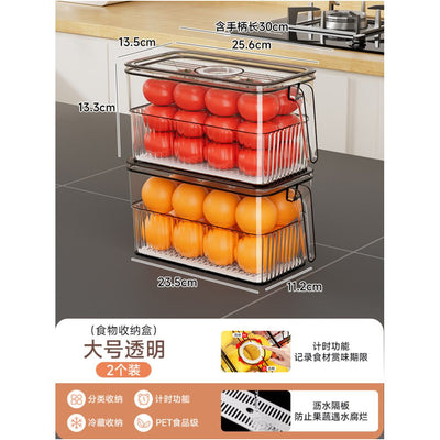 Sealed Food Grade Fridge Storage Boxes